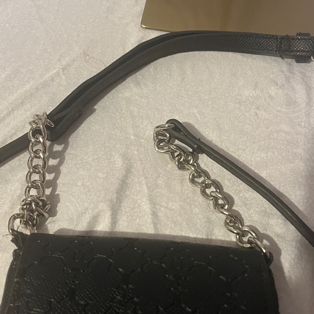 Nanette Lepore Black Textured Crossbody Bag - Picture 8 of 8